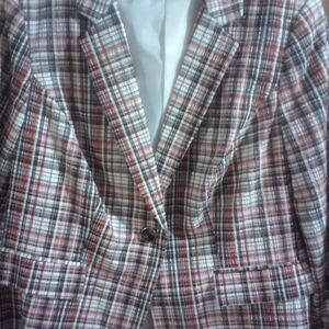 John Meyer Plaid Blazer